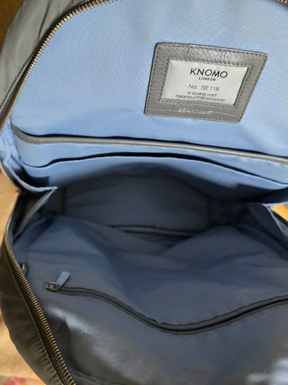 KNOMO London Beauchamp Laptop RFID Backpack No. SE118